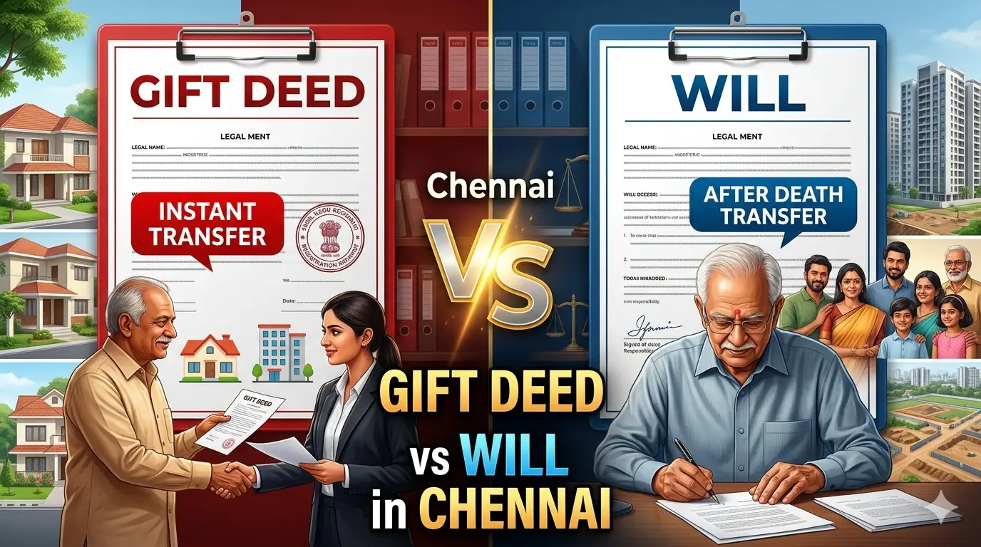 Gift Deed vs Will in Chennai