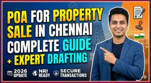 Read more about the article Power of Attorney for Property Sale in Chennai: Complete Guide + Expert Drafting