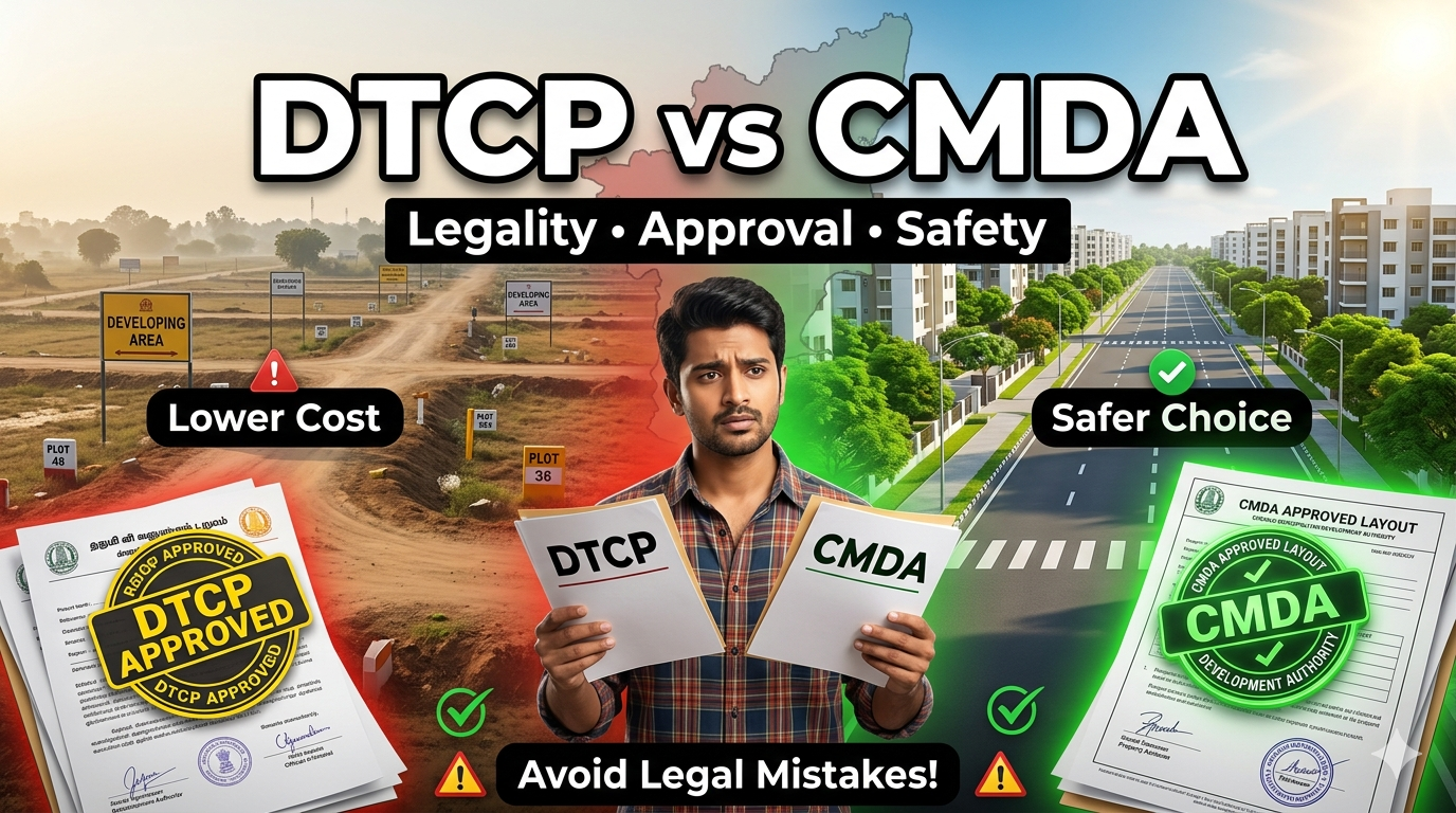 DTCP vs CMDA Chennai Approvals, Legality & Safety Guide
