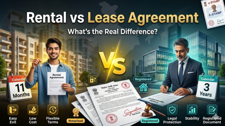 Difference Between Rental Agreement and Lease Agreeme