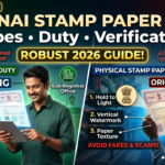 Stamp Paper In Chennai Guide 2026: Types, Duty & Original Check