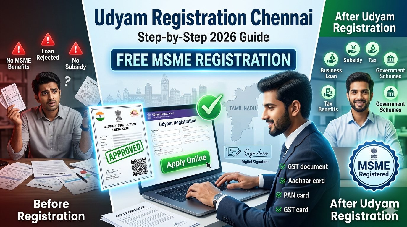 Read more about the article How to Apply for Udyam Registration in Chennai (2026 Guide)